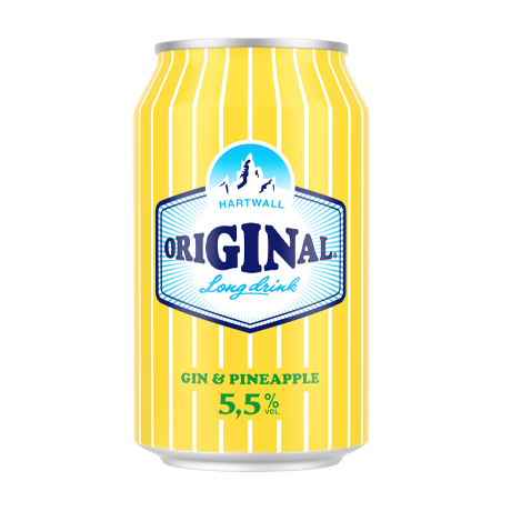 Pineapple Hartwall Original Long Drink 5,5% 0,33l