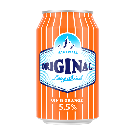 Orange Hartwall Original Long Drink 5,5% 0,33l