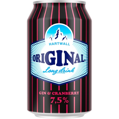 Cranberry Strong Hartwall Original Long Drink 7,5% 0,33l