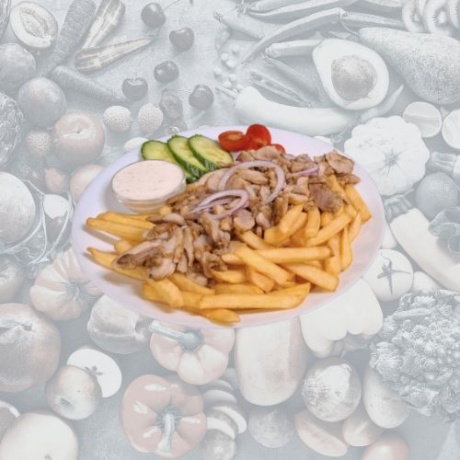 Friikad kanakebabiga