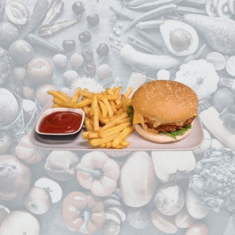 Kentucky kanaburger + friikad